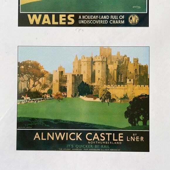 🇬🇧NWT British vintage railway posters calendar collectible - Picture 9 of 15